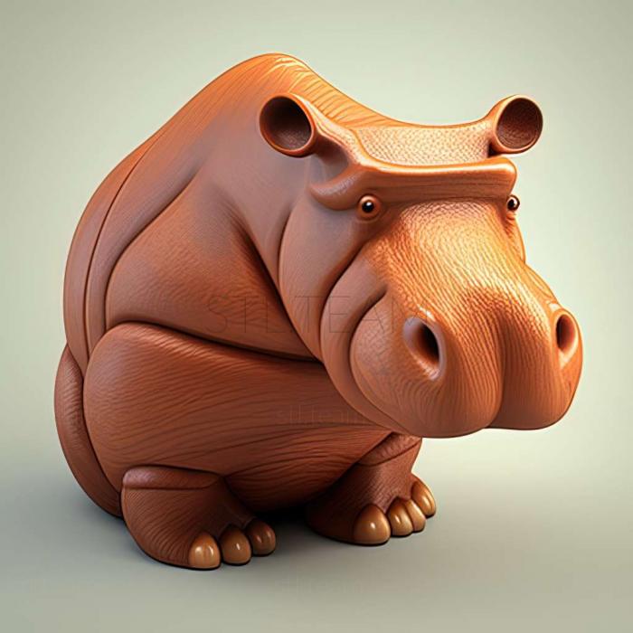 3D model hippo (STL)